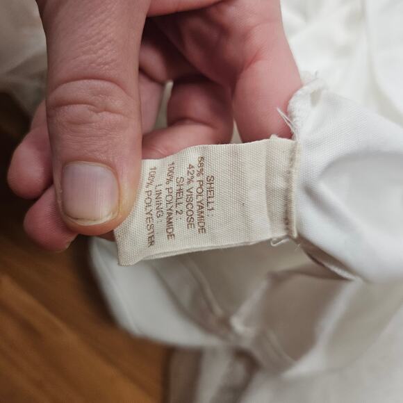 Anthropologie Me Be Ruffle Maxi Dress Wedding White Boho Cottagecore Lace - Picture 9 of 10